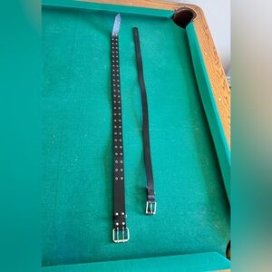 Black Leather Belts - Men Accessories